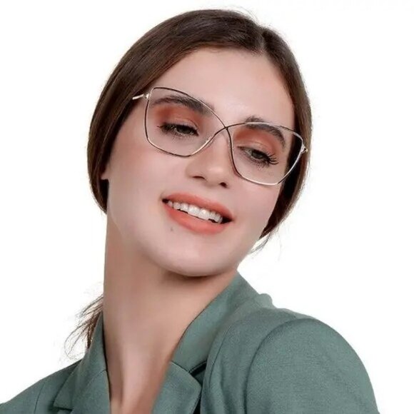 NEW TOM FORD TF5518/S 001 EYEGLASSES TF5518 001 BLACK WOMEN CAT EYE EYEWEAR - Picture 2 of 4